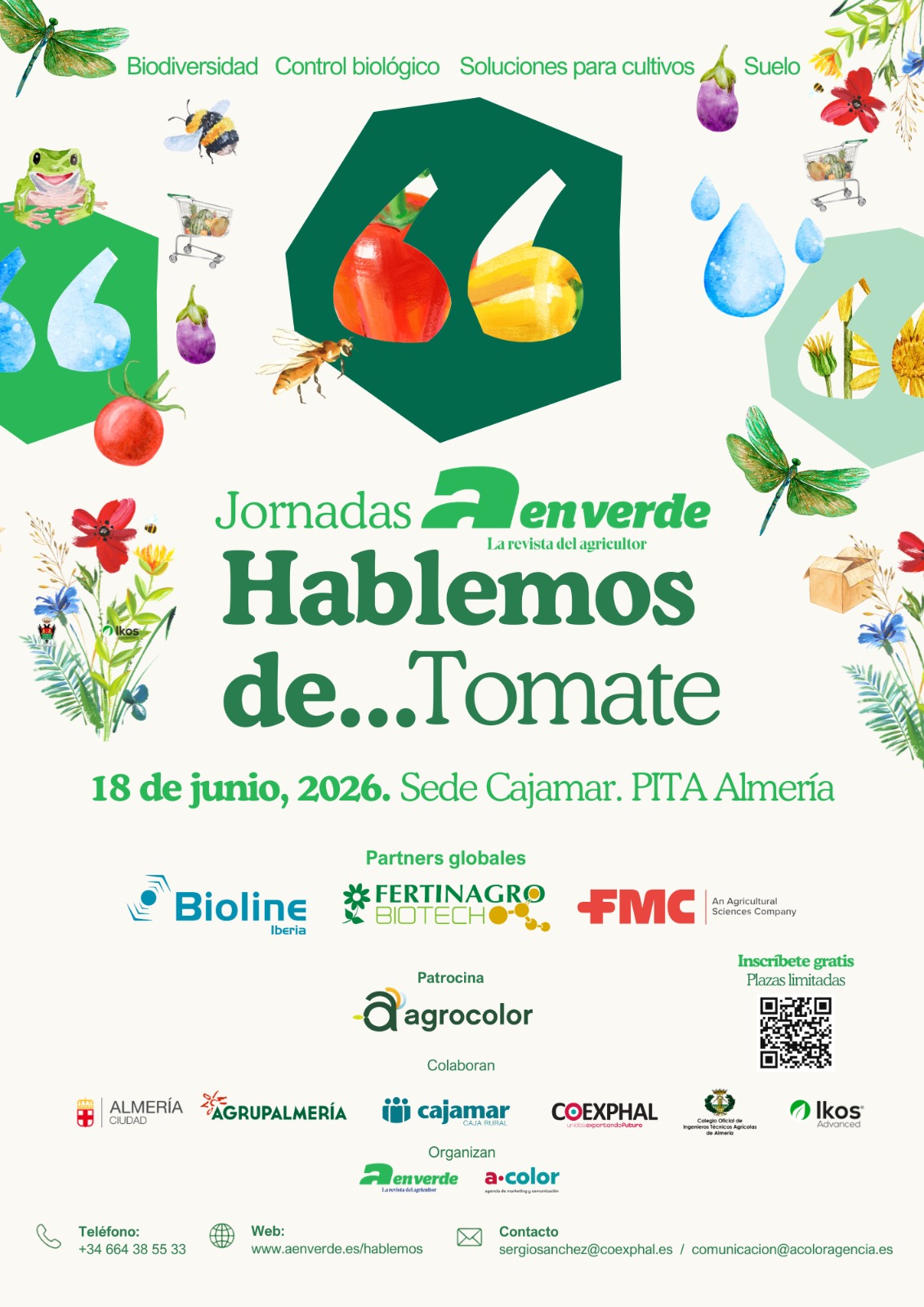 Jornada Hablemos de Tomate en Cajamar en el PITA